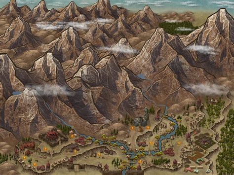 elves and the secret orc village|Regional Map Orc Village : r/inkarnate .